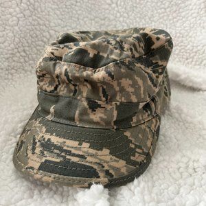 Authentic US Air Force Utility Cap Camouflage Pattern Size 6 7/8